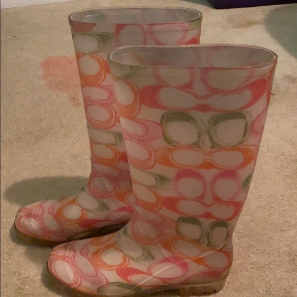 Coach Rain boots - Picture 1 of 3